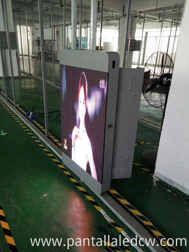 Outdoor Led Wall Billboards Pole Display Wall